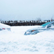 Imagen para el artículo titulado Esto es lo que debes hacer si te quedas atrapado con tu auto en una tormenta de nieve infernal